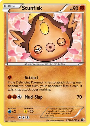 Stunfisk RC12/RC25 - Holofoil Legendary Treasures Radiant Collection - Uncommon