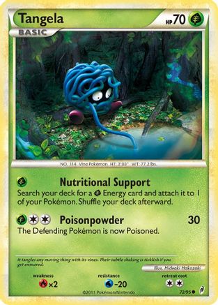 Tangela 072/95 - Reverse Holofoil Call of Legends - Common