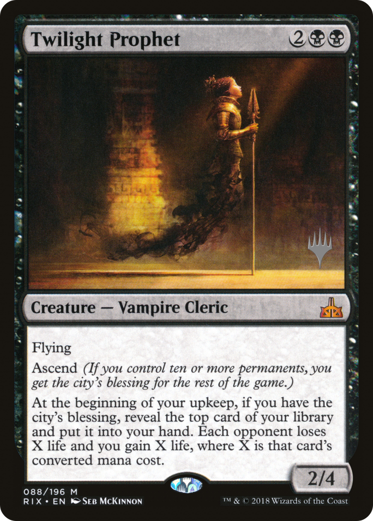 Twilight Prophet (PPIKO-088) - Rivals of Ixalan Promos Foil