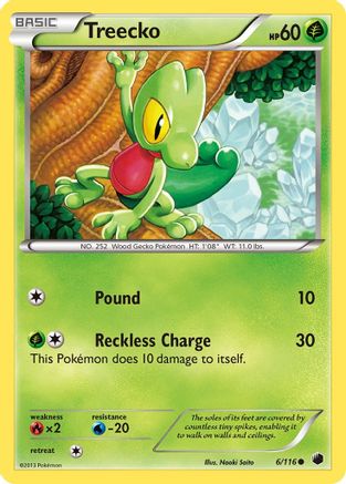 Treecko 006/116 Plasma Freeze - Common