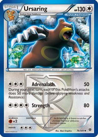 Ursaring (Team Plasma) 076/101 Plasma Blast - Uncommon