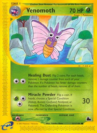 Venomoth 111 Skyridge - Common
