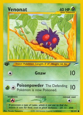 Venonat 090/105 - Unlimited Neo Destiny - Common