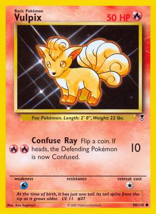 Vulpix 098/110 - Reverse Holofoil Legendary Collection - Common