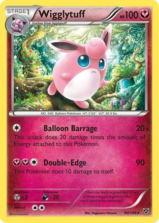 Wigglytuff (90) 090 XY Base Set - Rare