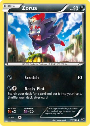 Zorua 072/146 XY Base Set - Common