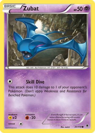 Zubat 031/119 XY Phantom Forces - Common