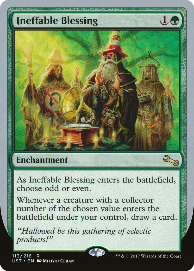 Ineffable Blessing (E) (UST-113E) - Unstable