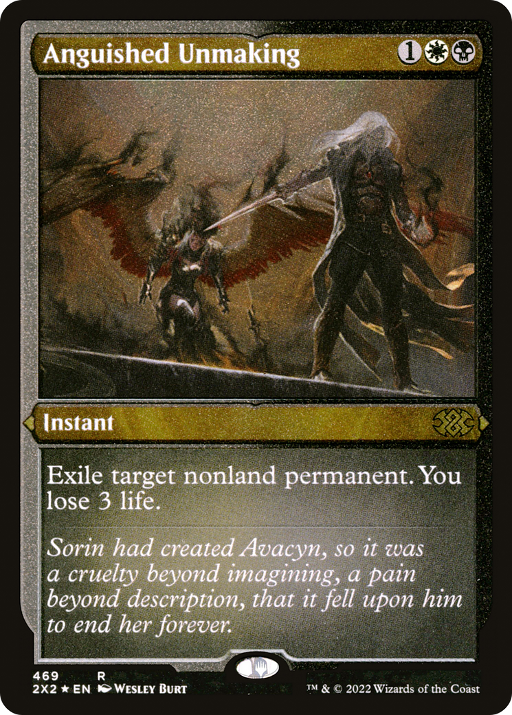 Anguished Unmaking (2X2-469) - Double Masters 2022 Foil