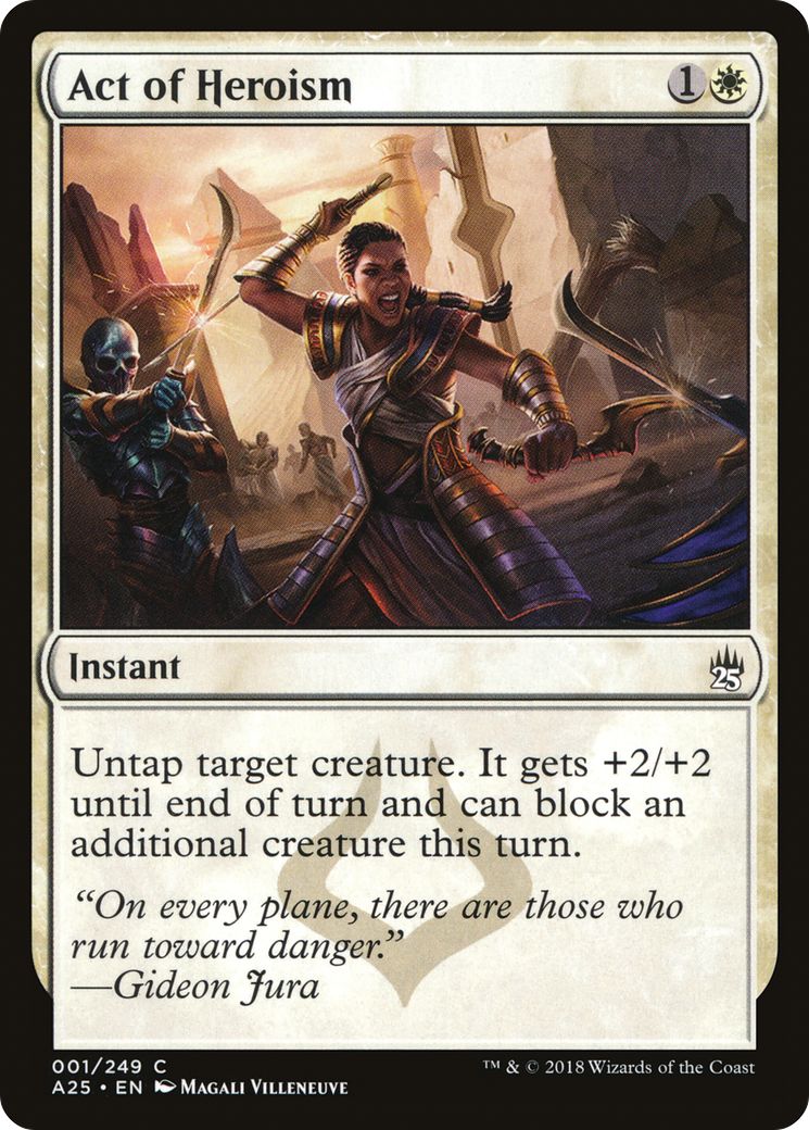Act of Heroism (A25-001) - Masters 25 Foil