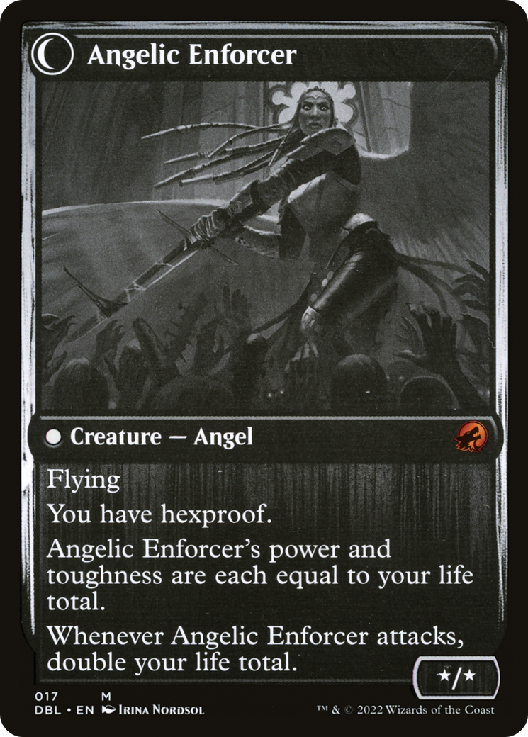 Enduring Angel (DBL-017) - Innistrad: Double Feature: (Double Faced Transform)