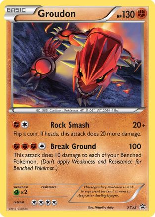 Groudon XY52 - Holofoil XY Promos - Promo