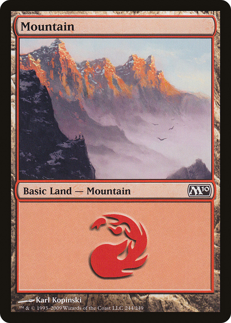 Mountain (244) (M10-244) - Magic 2010
