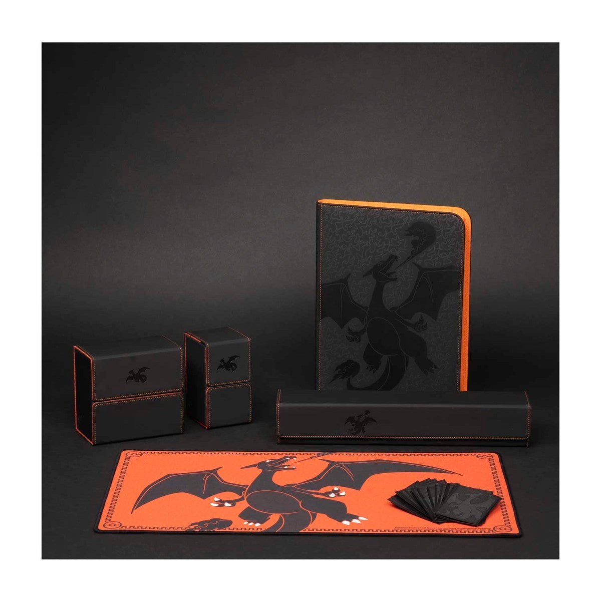 Pokémon TCG: Scorching Charizard Premium Zip Binder - Pokémon Center