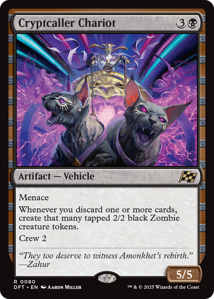 Cryptcaller Chariot (DFT-080) - Aetherdrift Foil