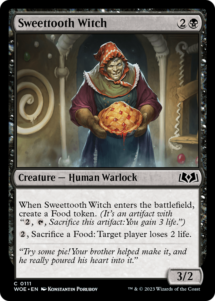 Sweettooth Witch (WOE-111) - Wilds of Eldraine