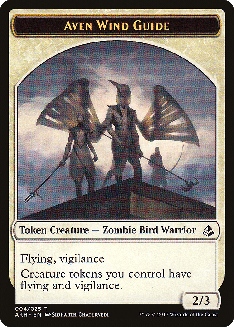 Aven Wind Guide Token (AKH-004) - Amonkhet Tokens Foil