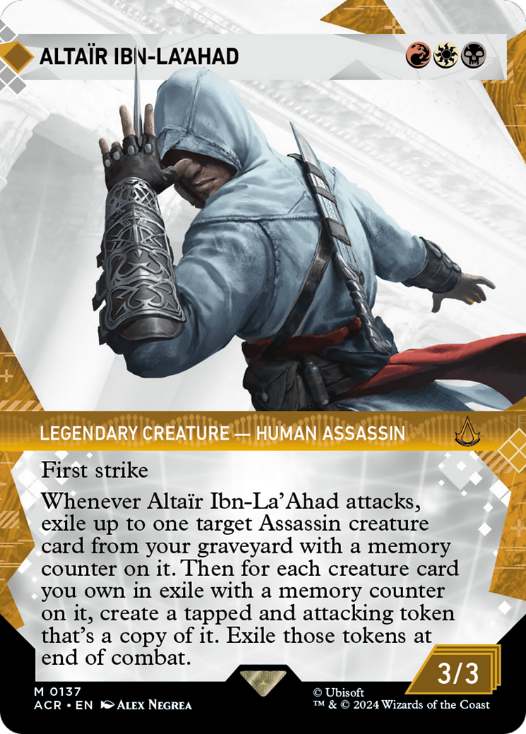 Altair Ibn-La'Ahad (Showcase) (ACR-137) - Assassin's Creed: (Showcase) (Borderless)