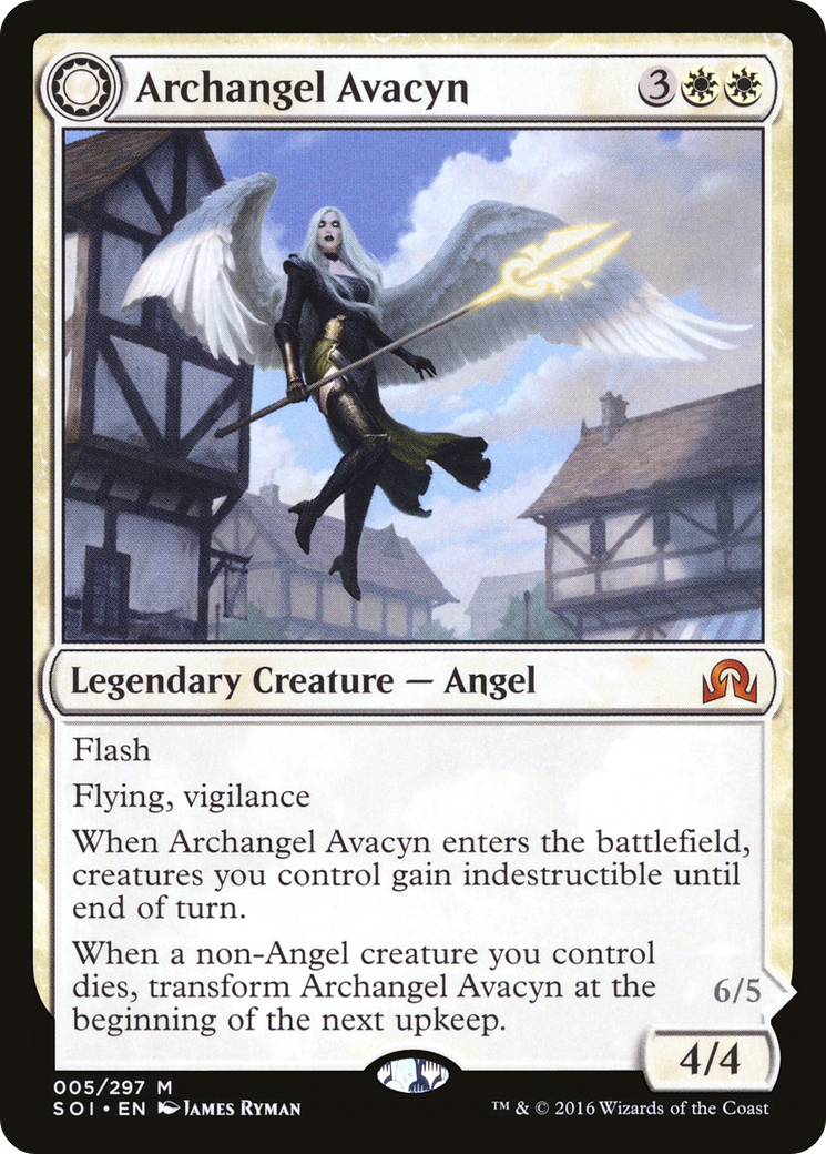 Archangel Avacyn (SOI-005) - Shadows over Innistrad: (Double Faced Transform)