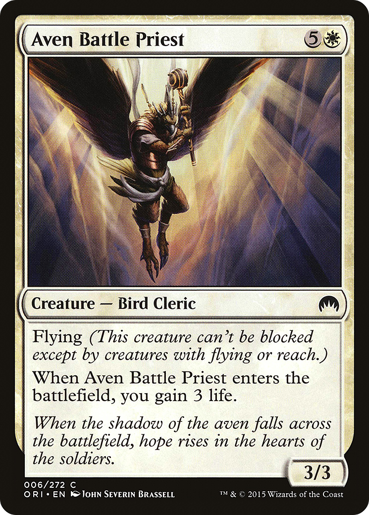 Aven Battle Priest (ORI-006) - Magic Origins