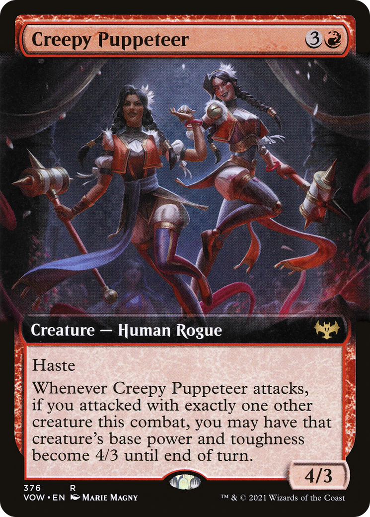 Creepy Puppeteer (Extended Art) (VOW-376) - Innistrad: Crimson Vow: (Extended Art)