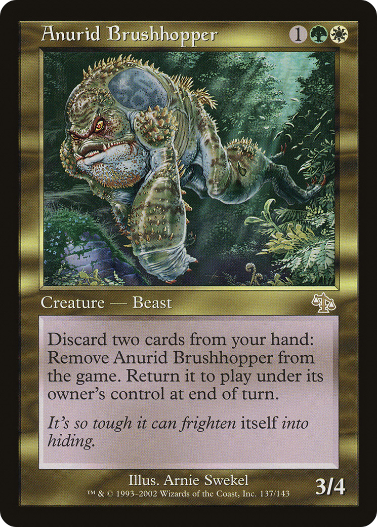 Anurid Brushhopper (JUD-137) - Judgment Foil