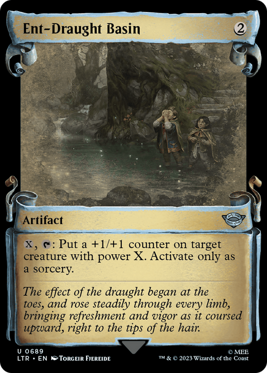 Ent-Draught Basin (Showcase Scrolls) (LTR-689) - The Lord of the Rings: Tales of Middle-earth: (Showcase) Foil