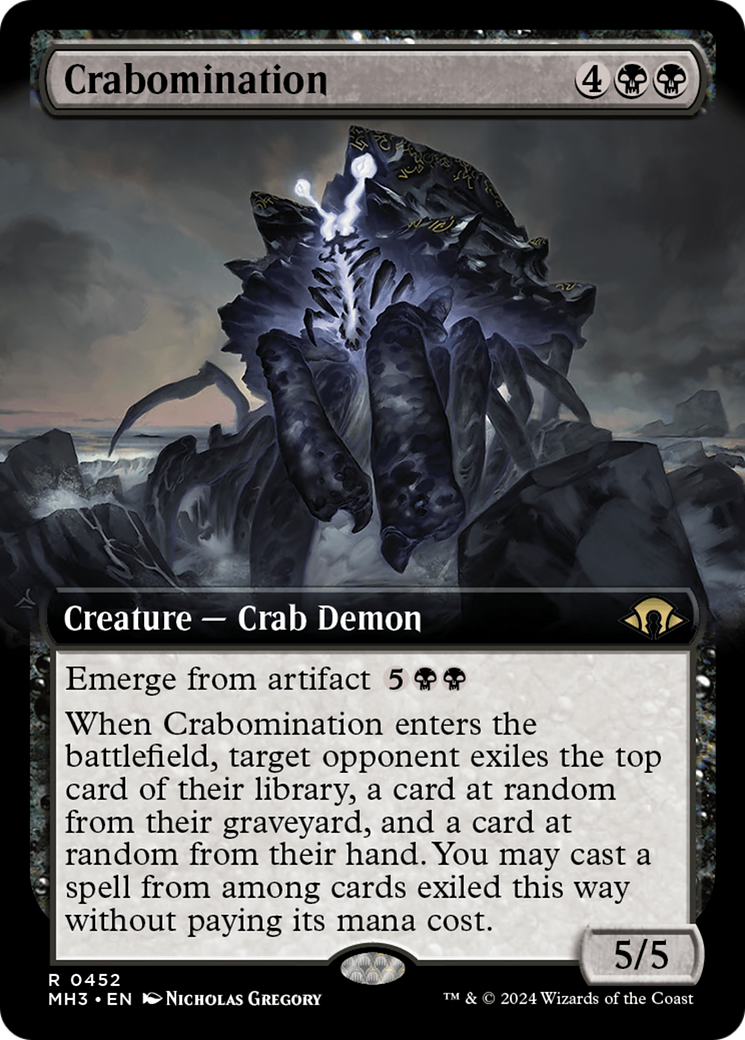Crabomination (Extended Art) (MH3-452) - Modern Horizons 3: (Extended Art)