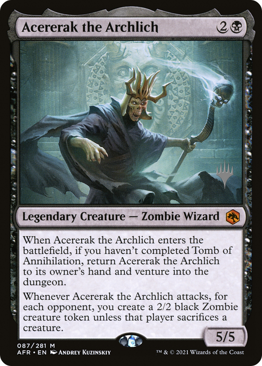 Acererak the Archlich (PPAFR-087) - Adventures in the Forgotten Realms Promos