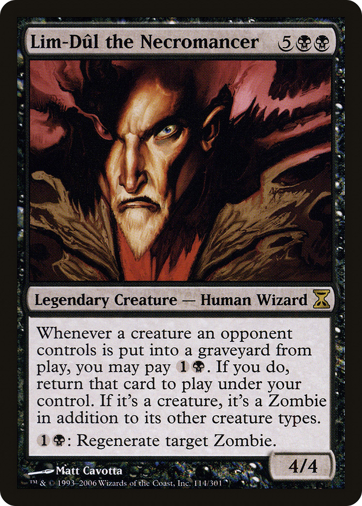 Lim-Dûl the Necromancer (TSP-114) - Time Spiral Foil