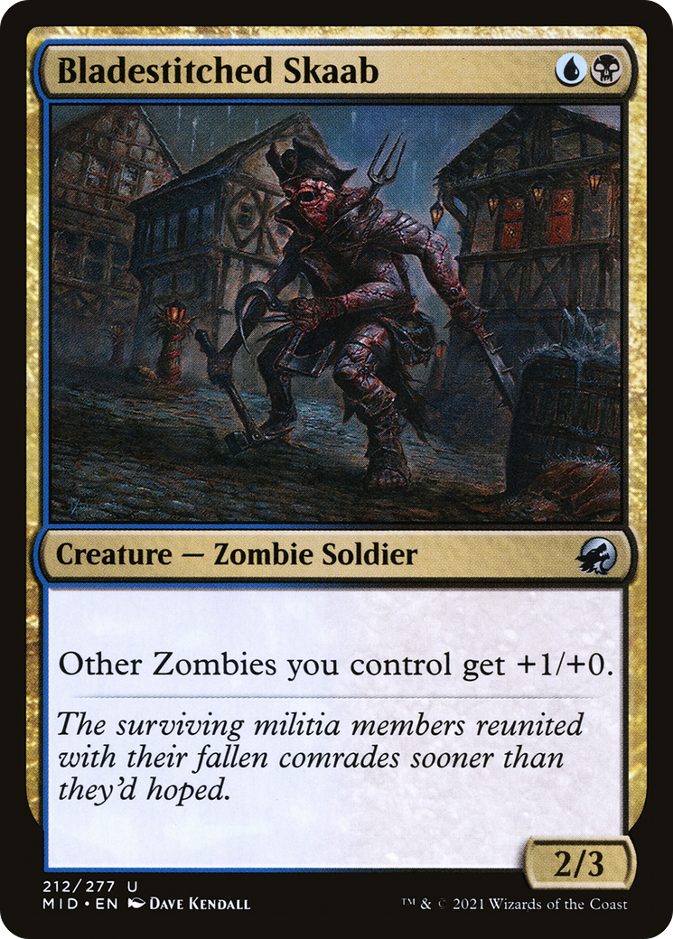 Bladestitched Skaab (MID-212) - Innistrad: Midnight Hunt Foil