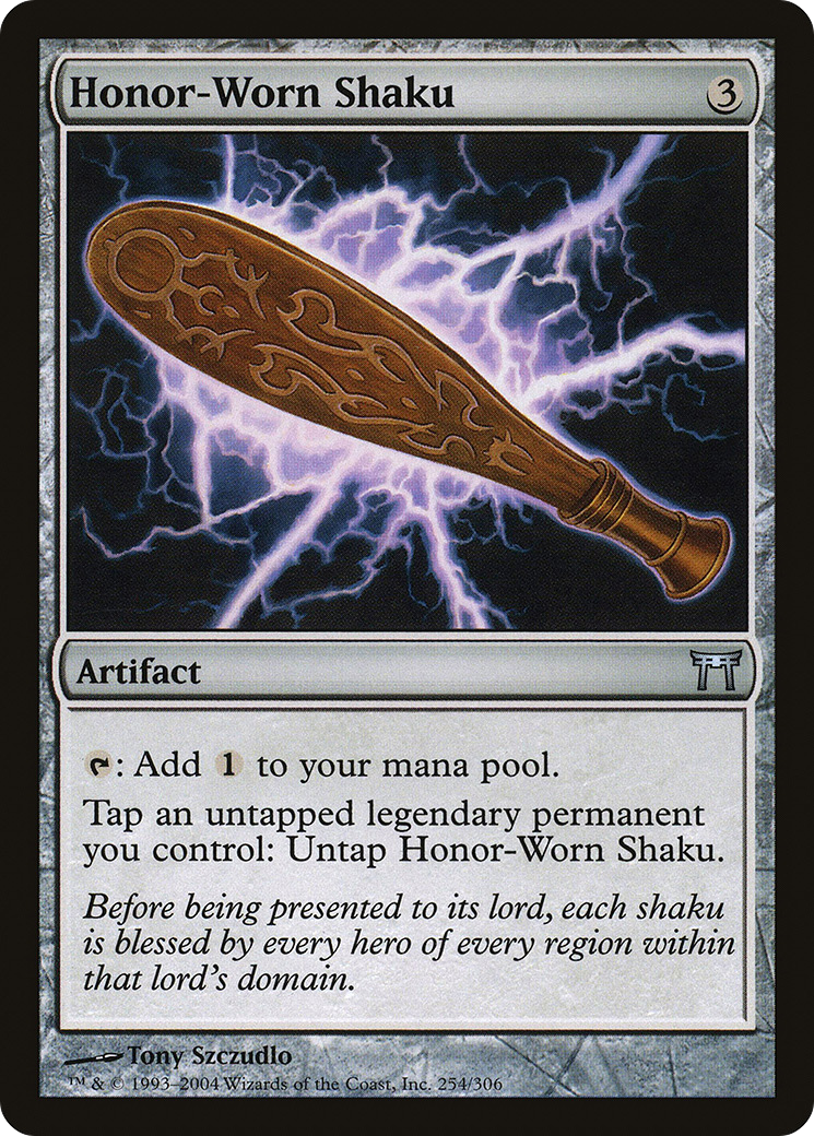 Honor-Worn Shaku (CHK-254) - Champions of Kamigawa Foil