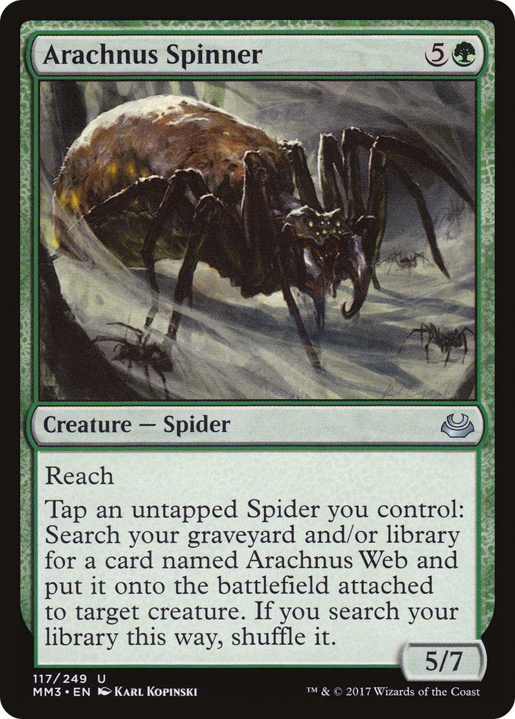 Arachnus Spinner (MM3-117) - Modern Masters 2017