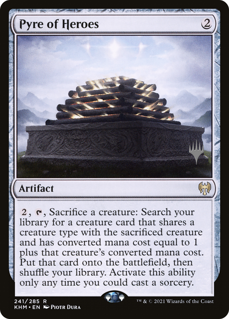 Pyre of Heroes (PPKHM-241P) - Kaldheim Promos Foil