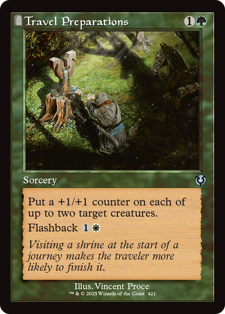 Travel Preparations (INR-421) - Innistrad Remastered: (tombstone) Foil