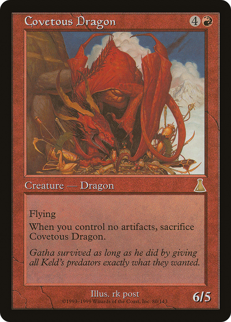 Covetous Dragon (UDS-080) - Urza's Destiny