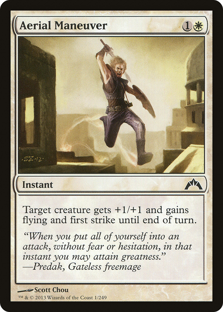 Aerial Maneuver (GTC-001) - Gatecrash Foil