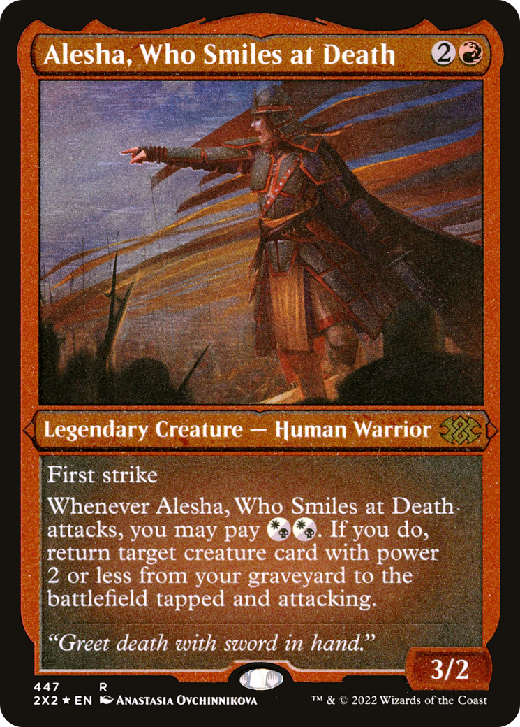 Alesha, Who Smiles at Death (2X2-447) - Double Masters 2022 Foil