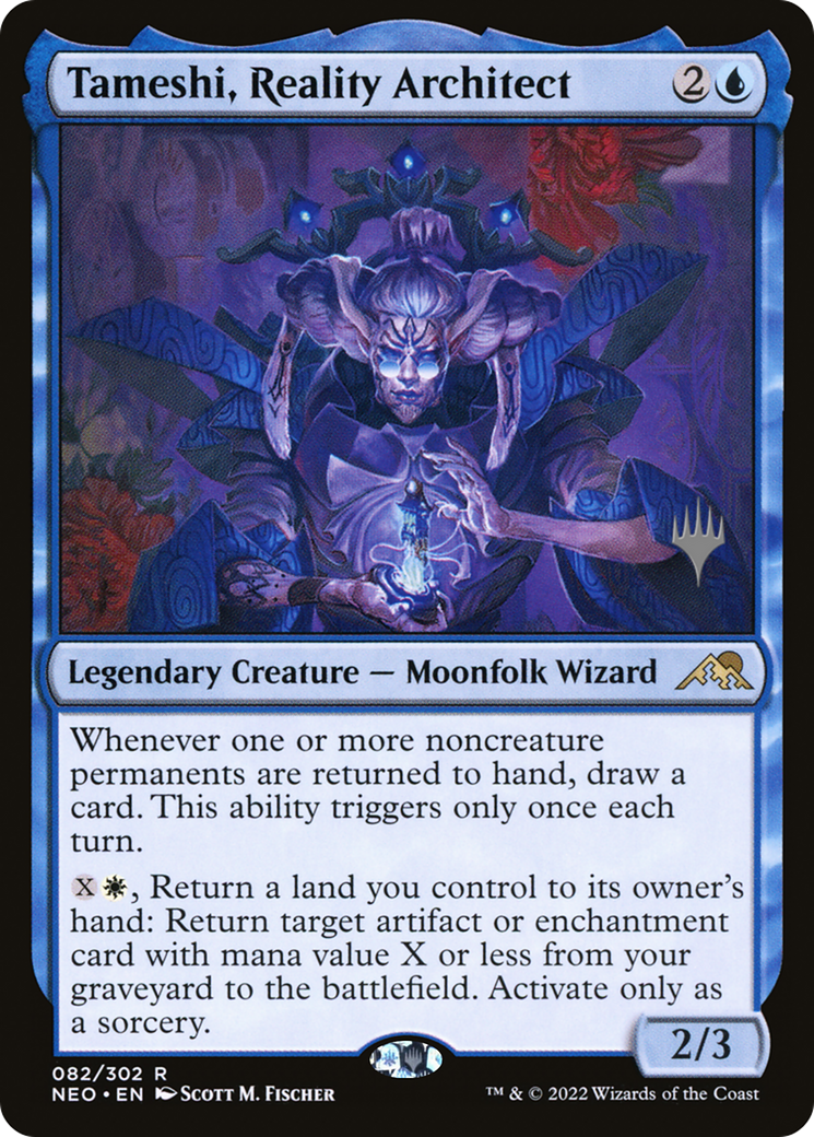 Tameshi, Reality Architect (PPNEO-82P) - Kamigawa: Neon Dynasty Promos Foil
