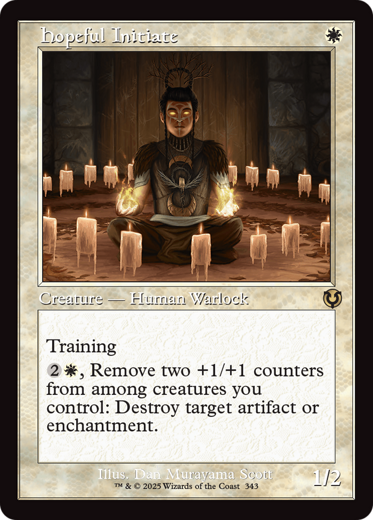 Hopeful Initiate (INR-343) - Innistrad Remastered Foil