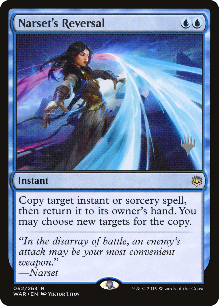 Narset's Reversal (PPTHB-62P) - War of the Spark Promos Foil