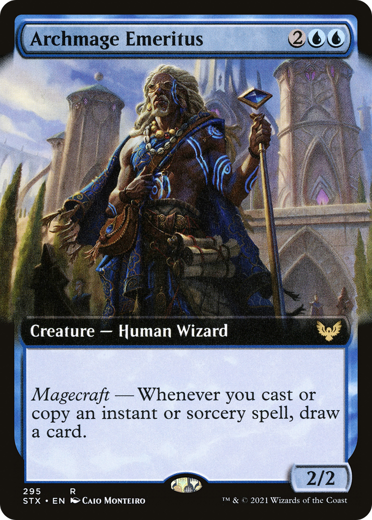 Archmage Emeritus (Extended Art) (STX-295) - Strixhaven: School of Mages: (Extended Art)