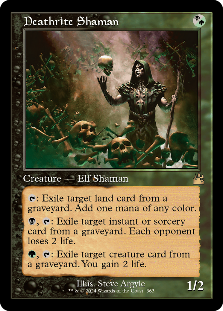 Deathrite Shaman (Retro Frame) (RVR-363) - Ravnica Remastered