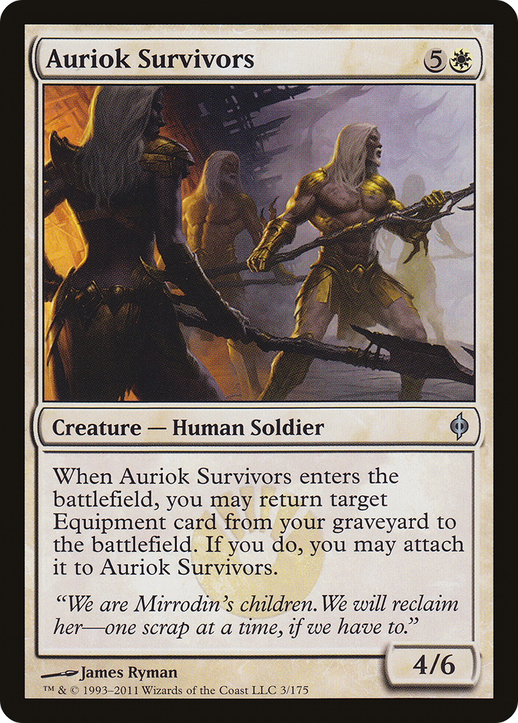 Auriok Survivors (NPH-003) - New Phyrexia