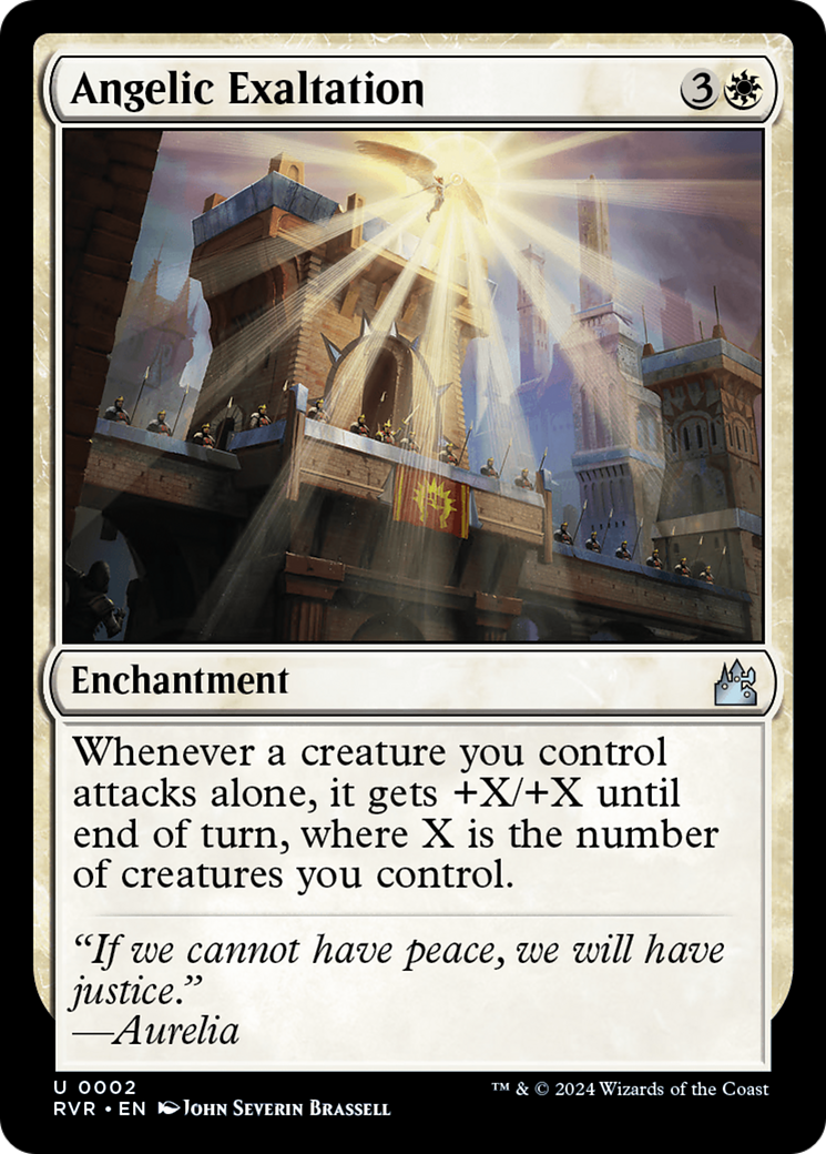 Angelic Exaltation (RVR-002) - Ravnica Remastered Foil