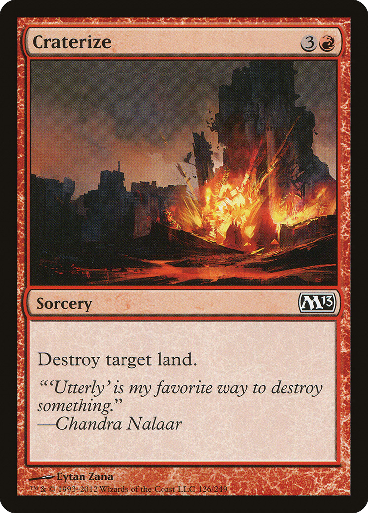 Craterize (M13-126) - Magic 2013 Foil