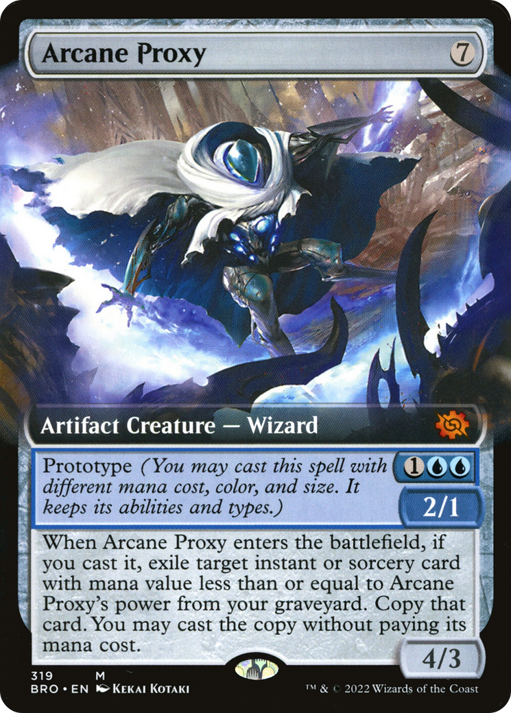 Arcane Proxy (Extended Art) (BRO-319) - The Brothers' War: (Extended Art) Foil