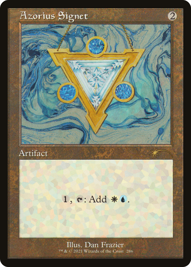 Azorius Signet (SLD-286) - Secret Lair Drop Etched Foil