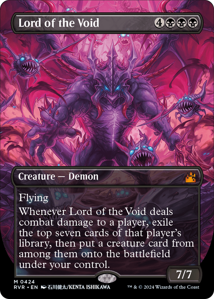 Lord of the Void (Anime Borderless) (RVR-424) - Ravnica Remastered (Borderless)