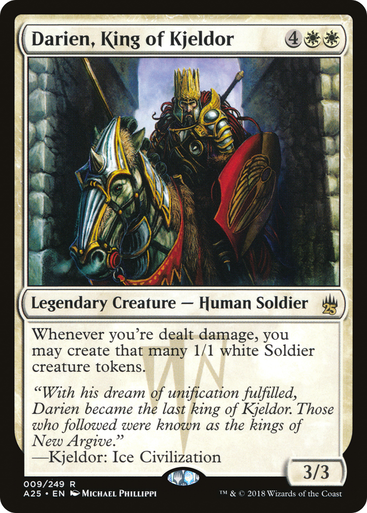 Darien, King of Kjeldor (A25-009) - Masters 25